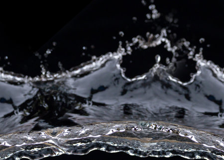 Wall lamp, design modern elegant. Vertical lamp for interior. white background. Turn on the light. clipping pathの写真素材