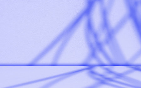 cement background. blue shadow.