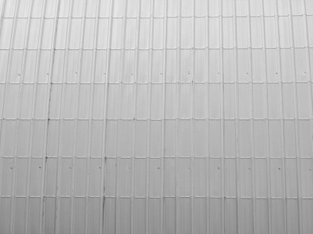 Industrial background, Architecture, Construction, Curved roof pattern. Copy space, Top and Isolatedの写真素材