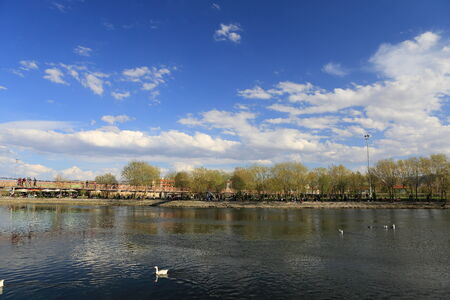 AVANOS - APR 13 : Avanos town on April 13, 2014, in Avanos, Turkey. The most famous historical feature of Avanos, is its production of earthenware pottery.のeditorial素材