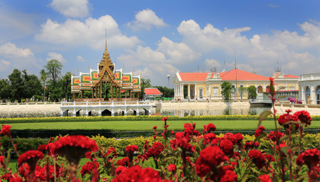 Bang Pa-In Royal Palace in Thailand.のeditorial素材