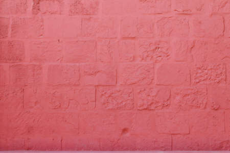 Red brick wallの写真素材