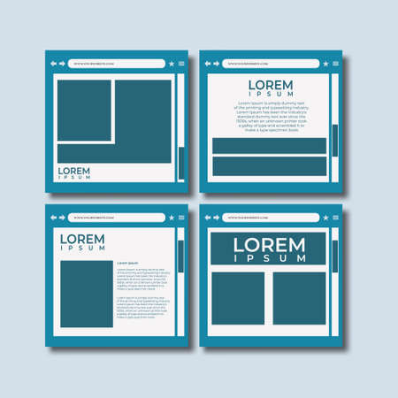 Social media marketing designs with elegant motifs are suitable for banners, web, marketing,...