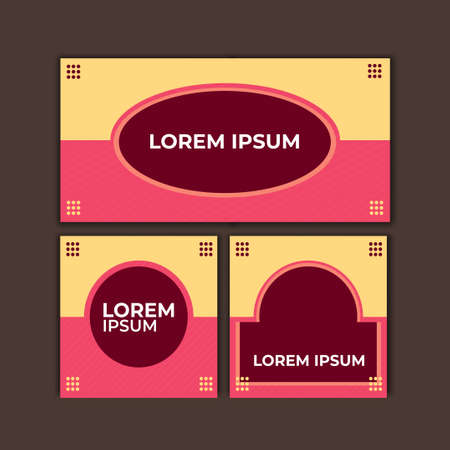 Social media marketing designs with elegant motifs are suitable for banners, web, marketing, interiors, fliers, posts, social media, decorations, shapes, walls, paintings, and much more.のイラスト素材