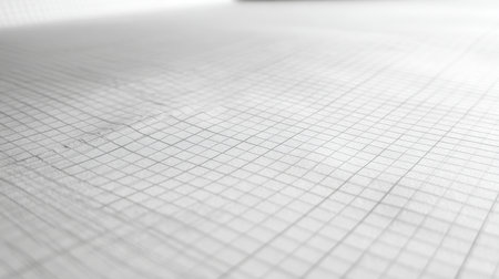 This image features a blank grid paper background, perfect for various creative projects, including sketching, note-taking, and educational uses, emphasizing simplicity.の素材