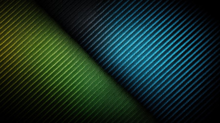 Vibrant abstract background showcasing diagonal lines in striking green and blue shades, ideal for modern design projects or creative applications.の素材