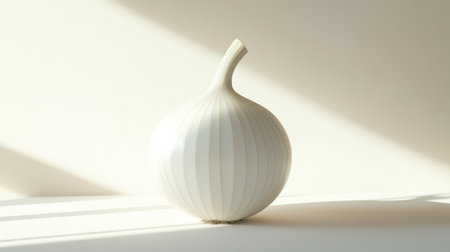 This elegant white ceramic vase features a beautiful striped design and a graceful neck, perfect for contemporary home decor and creating a serene atmosphere.の素材