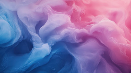 A mesmerizing abstract background featuring gentle waves of blue, pink, and purple, ideal for creative designs, wallpapers, or digital art projects.の素材