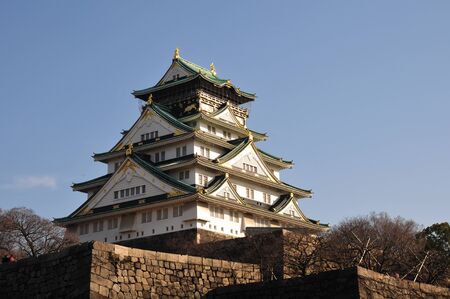 oosaka castleのeditorial素材