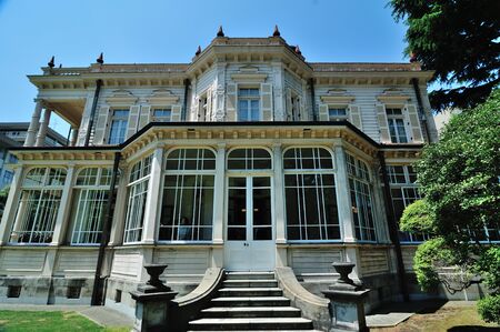 historical site kyuu Iwasaki tei のeditorial素材