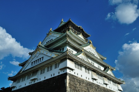 Osaka castleのeditorial素材
