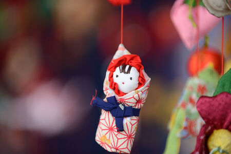 Doll to decorate the Girls  Festival of Japanの写真素材