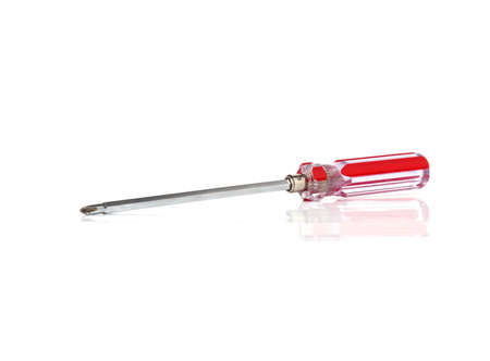 Screwdriver on isolated white background