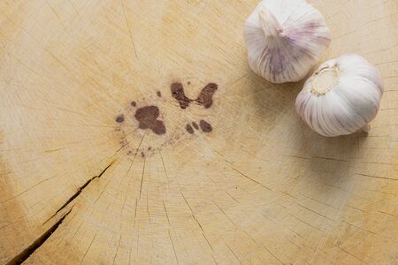 Garlic is a Thai herb that has many properties.の写真素材