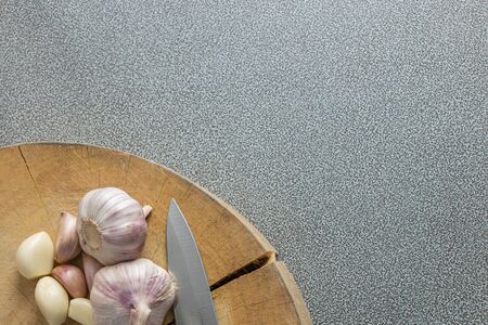 Garlic is a Thai herb that has many properties.の写真素材