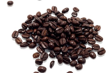 Roasted brown coffee, fragrant, freshの写真素材
