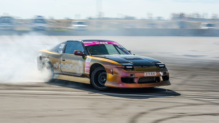 Khabarovsk Russia Jul 10, 2016 : Russian Drift Series Stage 4 RDS Vostok 2016