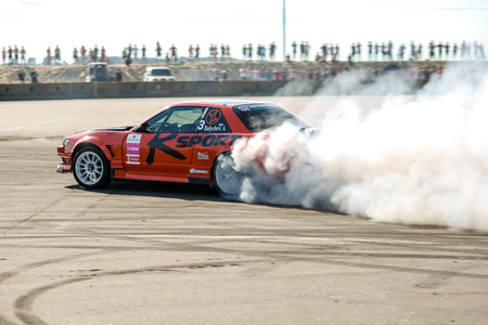 Khabarovsk Russia Jul 10, 2016 : Russian Drift Series Stage 4 RDS Vostok 2016