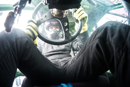 Khabarovsk Russia Jul 10, 2016 : Russian Drift Series Stage 4 RDS Vostok 2016のeditorial素材