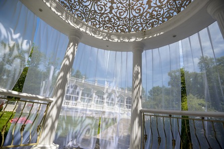 Khabarovsk, Russia - June 26: design of the Palace of celebrations June 26. 2016 in Khabarosk. Russiaのeditorial素材