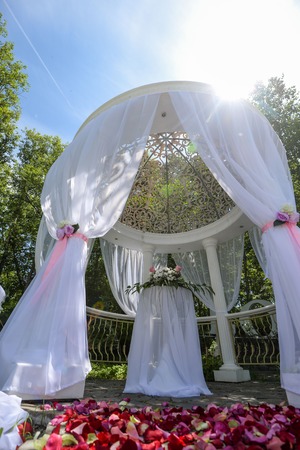 Khabarovsk, Russia - June 26: design of the Palace of celebrations June 26. 2016 in Khabarosk. Russiaのeditorial素材