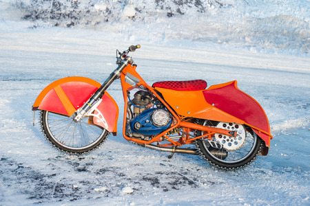 motorcycle for winter Speedway on the ice