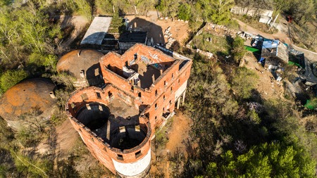 Khabarovsk destroyed house near the bridge over the Amur river architects house