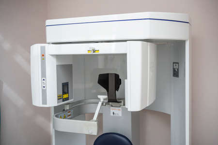 X-ray machine in the dental clinicの写真素材