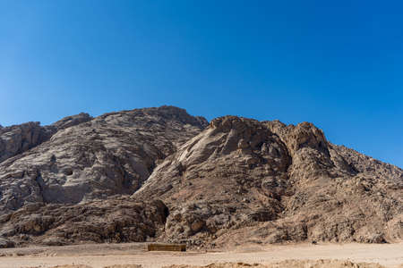 mountains in egypt. the mountain range of Egypt. travel in egypt. deserts of egyptの写真素材