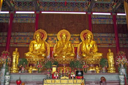 Wat Lei Yi 2, Bang Bua Thong, Nonthaburi, Thialand.の写真素材