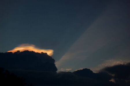 Sunset at Bangkok, Thailand.の写真素材