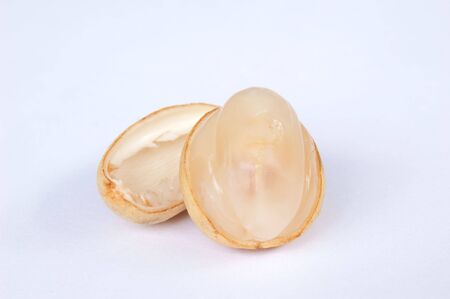 Lansium in isolate background.の写真素材