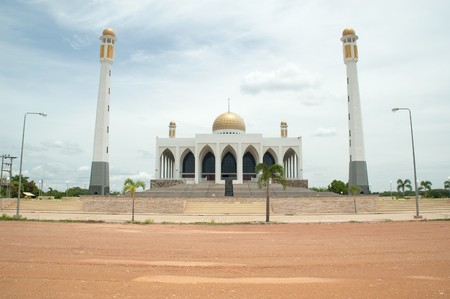 Central of Mosque Song Khla at Had Yai, Song Khla, Thailand.の写真素材