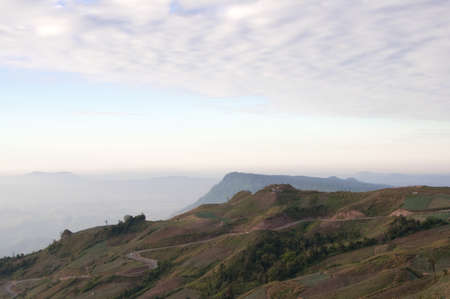 Viewpoint on mountain at Northern, Thailand.