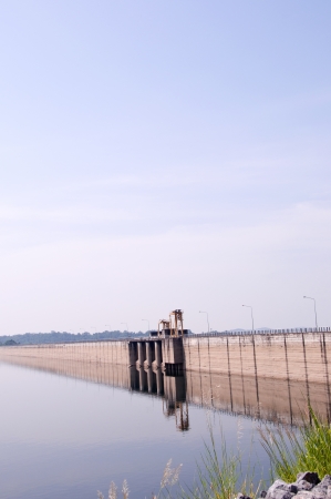 Dam for power generation and irrigation.の写真素材
