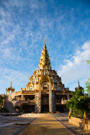 Temple built from the ancient crockery.の写真素材