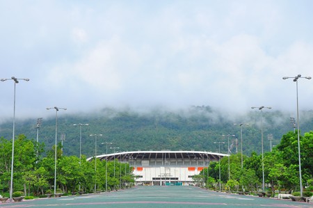 700 YEARS Sport stadium in  Chiang Mai , Thailandの写真素材
