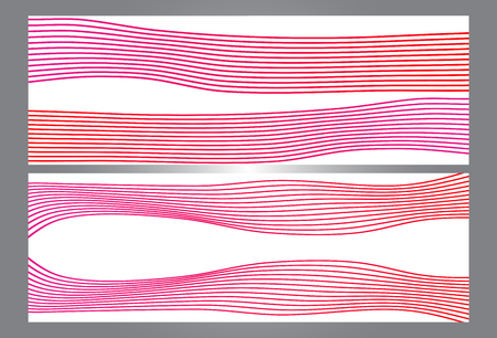 Abstract template background with wave design.のイラスト素材