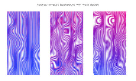Abstract template background with wave design.