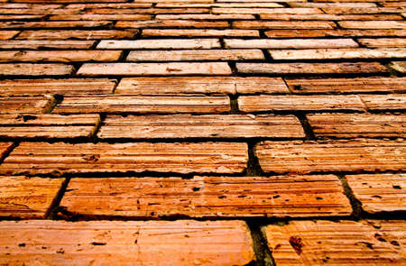 Old wall in Chiang Mai Thailand