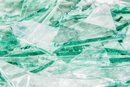 broken glassの写真素材