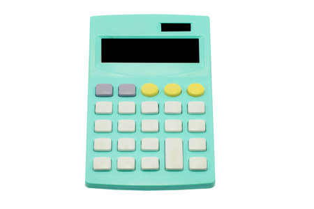 Calculator on white の写真素材