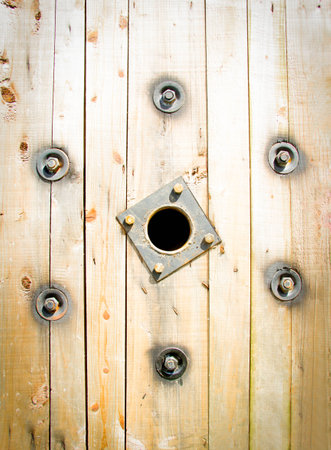 Knot on Crateの写真素材