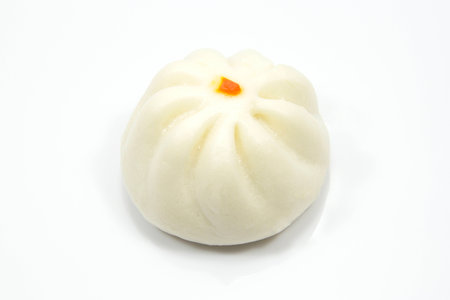 Salapao isolated on whiteの写真素材