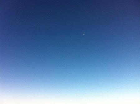 Shading of sky in the morningの素材