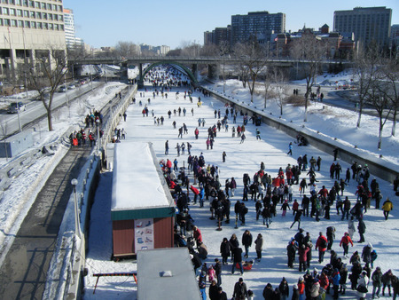 Rideau Canal Skatewayのeditorial素材