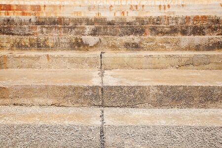 Abstract concrete stairs to building background. Cement dirty grunge staircase.の写真素材
