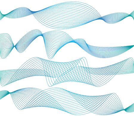 Abstract Beautiful Waveのイラスト素材