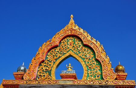 wat pra that doi saket in chiangmai thailandの写真素材