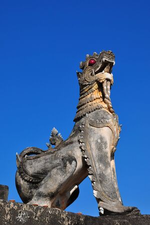 part of wat chedi liemの写真素材